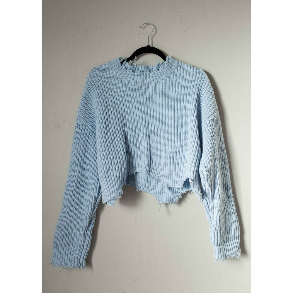 Wild Honey Light Blue Sweater